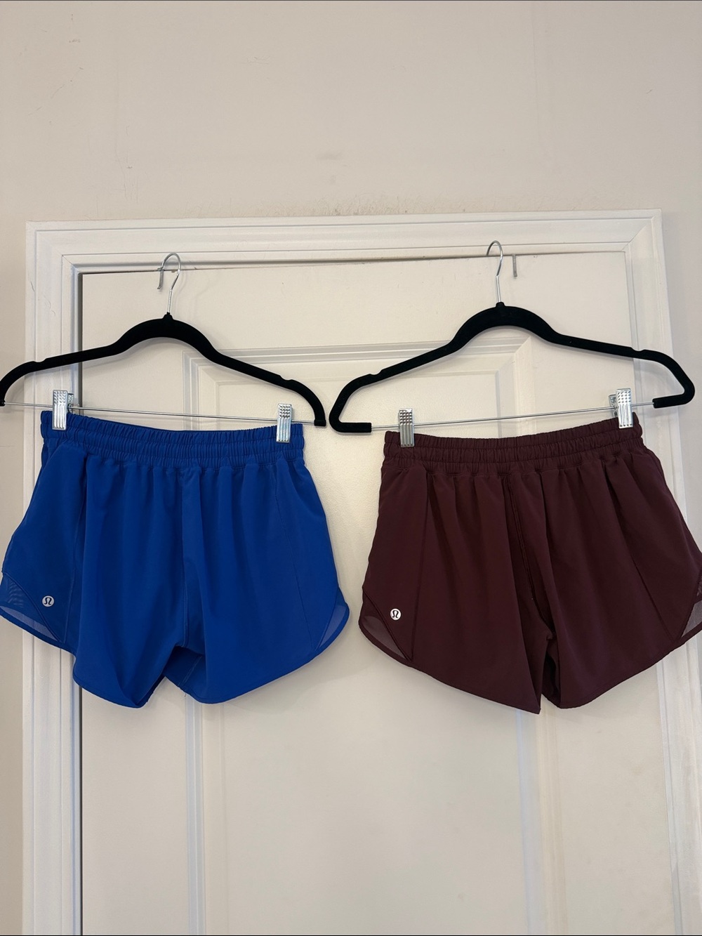 BUNDLE- lululemon athletica Women's Athletic Shorts - Royal Blue & Burgundy